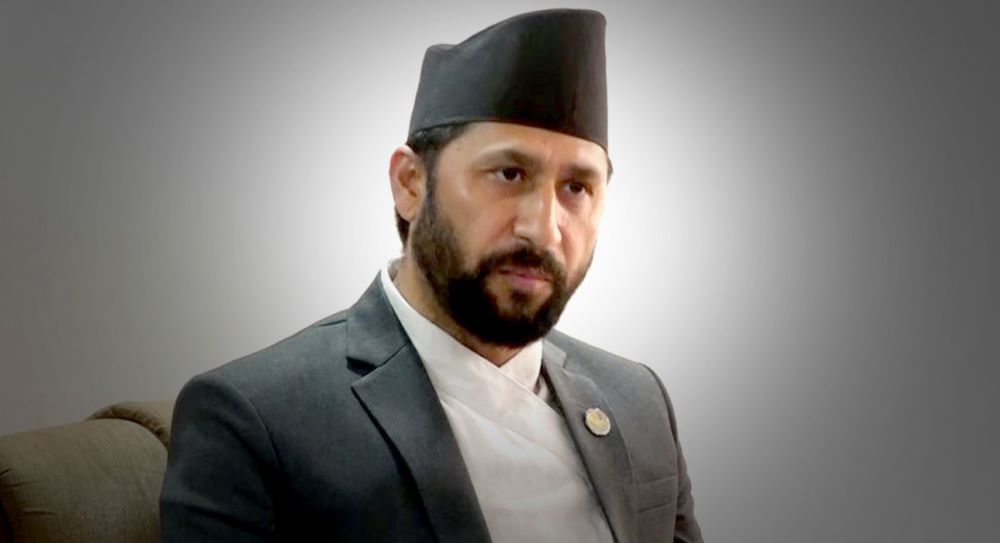 राष्ट्रिय स्वतन्त्र पार्टी (रास्वपा)का सभापति रवि लामिछाने । फाइल तस्बिर