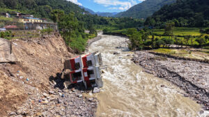 बागलुङको गलकोटमा पहिरोले ६३ घरमा क्षति