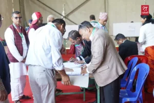 कांग्रेस १५औँ महाधिवेशन : नयाँ नेतृत्व चयनका लागि मतदान जारी