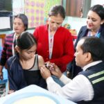 पाठेघरको मुखको क्यान्सरविरुद्ध तनहुँका दुई हजार पाँच सय ४८ किशोरीलाई एचपीभी खोप